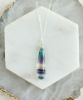 banded fluorite necklace