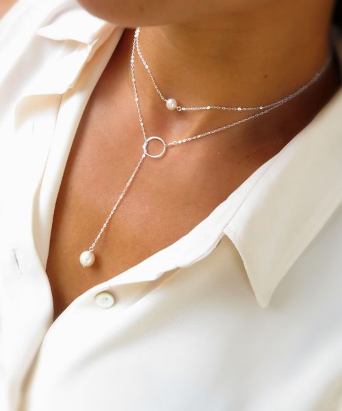 Picture of Freshwater Pearl Lariat Set