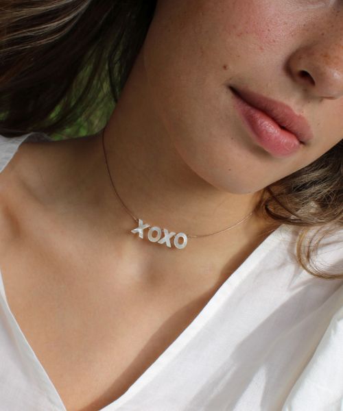 cord word necklace